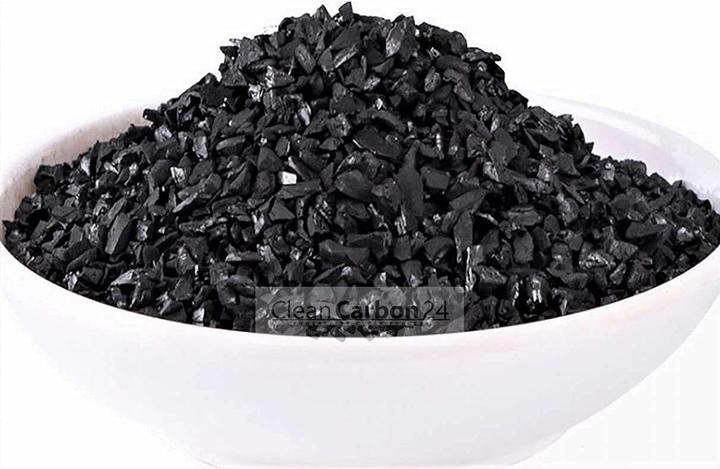Actual product image Clean Carbon 24 10 Liter Aktivkohle Granulat aus Kokosnussschalen
