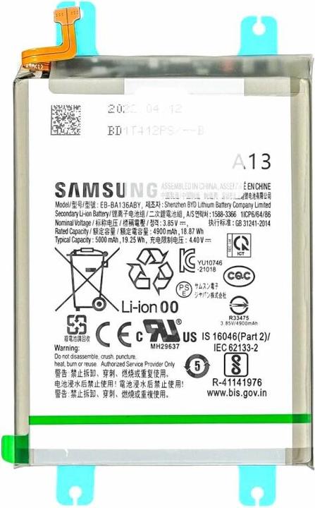 Produktbild Samsung Akku EB-BA136ABY 5000mAh A136 Galaxy A13 5G GH82-27431A