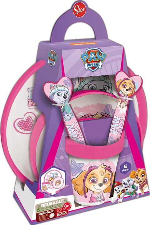 Actual product image Stor Non Slip Lunch Set - Paw Girl (088808705-74581)
