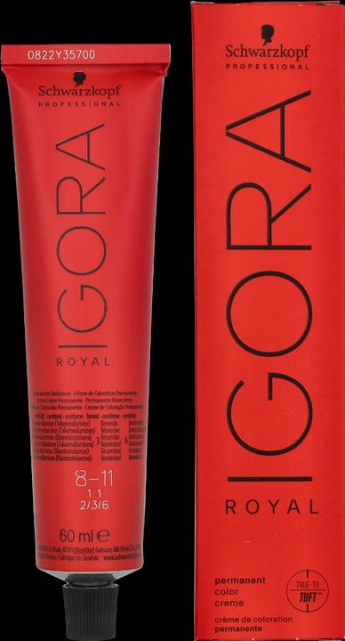 Produktbild Schwarzkopf Professional Igora Royal (8-11 Hellblond Cendre Extra)