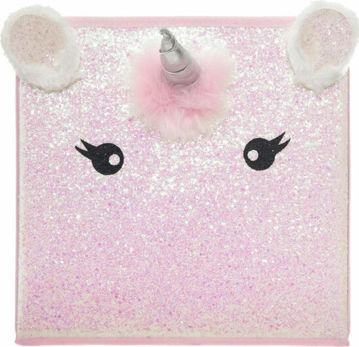 Immagine prodotto Atmosphera SCATOLA PORTAOGGETTI PER BAMBINI UNICORNO ROSA - 29 X 39,5 X 29 CM