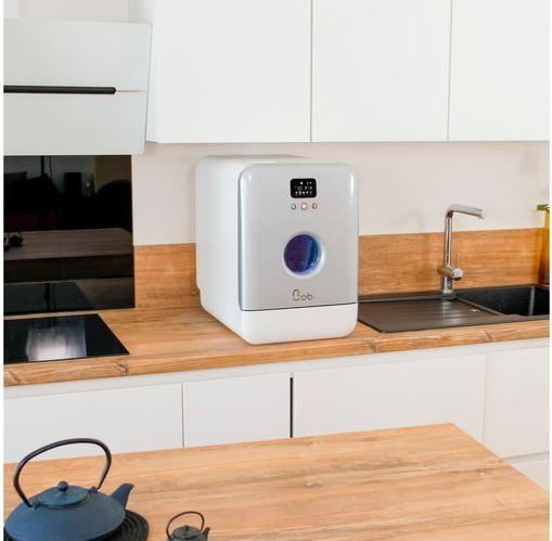 Productafbeelding Daan Tech Bob wit/zilver vaatwasser