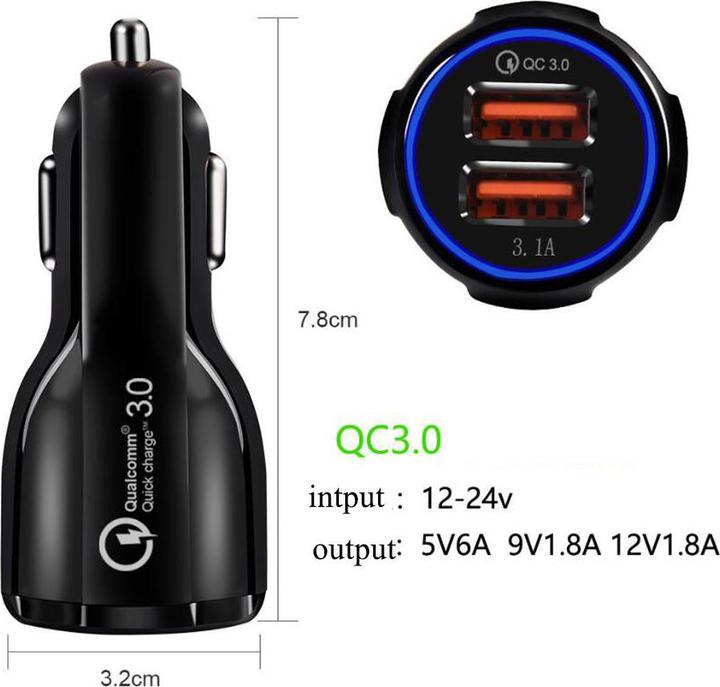 Actual product image Cadorabo Car charger No. 12