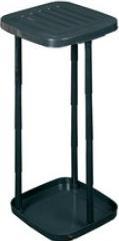 Plast team Mllsackst„nder ECO, mit Deckel, schwarz (120 l)