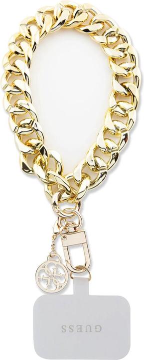 Actual product image Guess GUOUCBMC4MD Universal Big Hand Strap złoty/gold 4G Charm