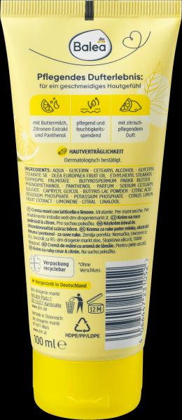 Produktbild dm Balea Buttermilk & Lemon (100 ml)