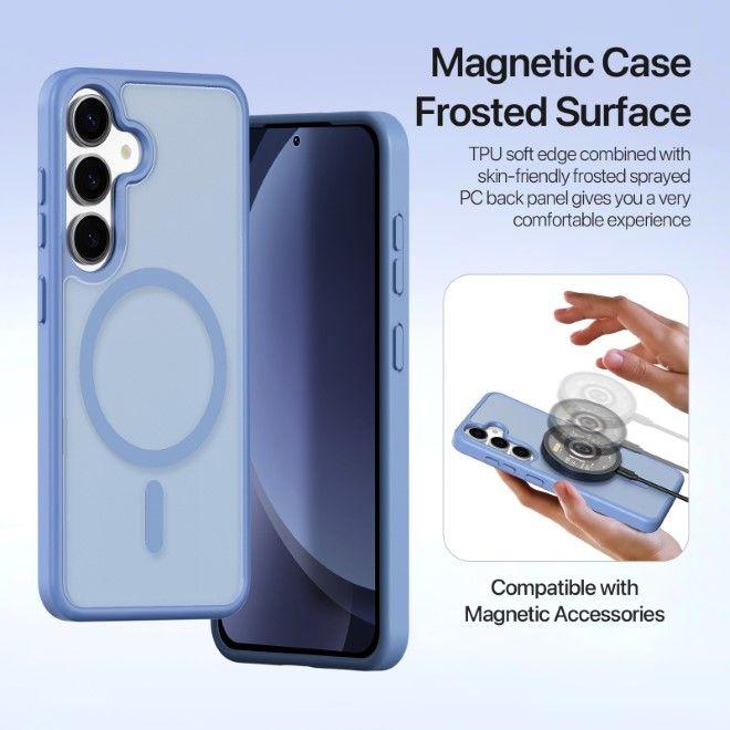 Produktbild Dux Ducis Lawa Series MagSafe Kunstleder Bookcover Hülle (Samsung Galaxy S25)