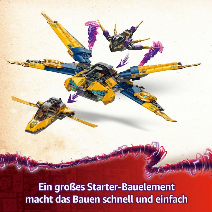 Produktbild LEGO Ras und Arins Super-Sturmflieger (71833, LEGO Ninjago)