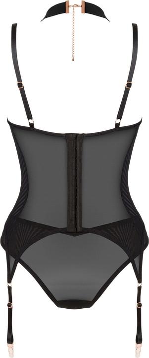 Image du produit Obsessive Corsé porte-jarretelles Brasica - Noir (XS, S)