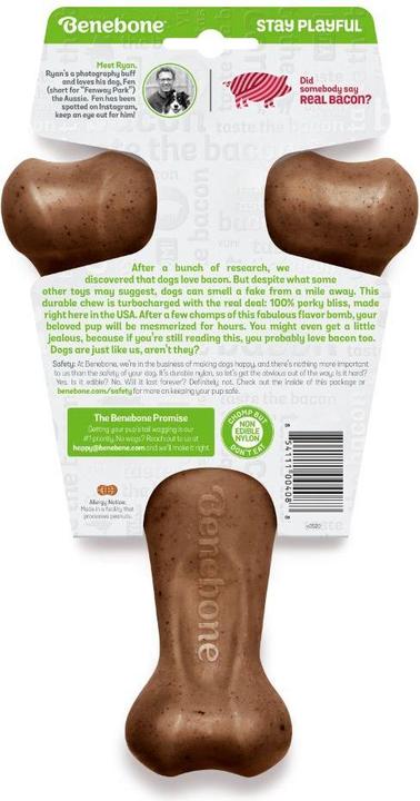 Produktbild Benebone Wishbone Bacon 13 cm - (854111004033) (Kauspielzeug Hund)
