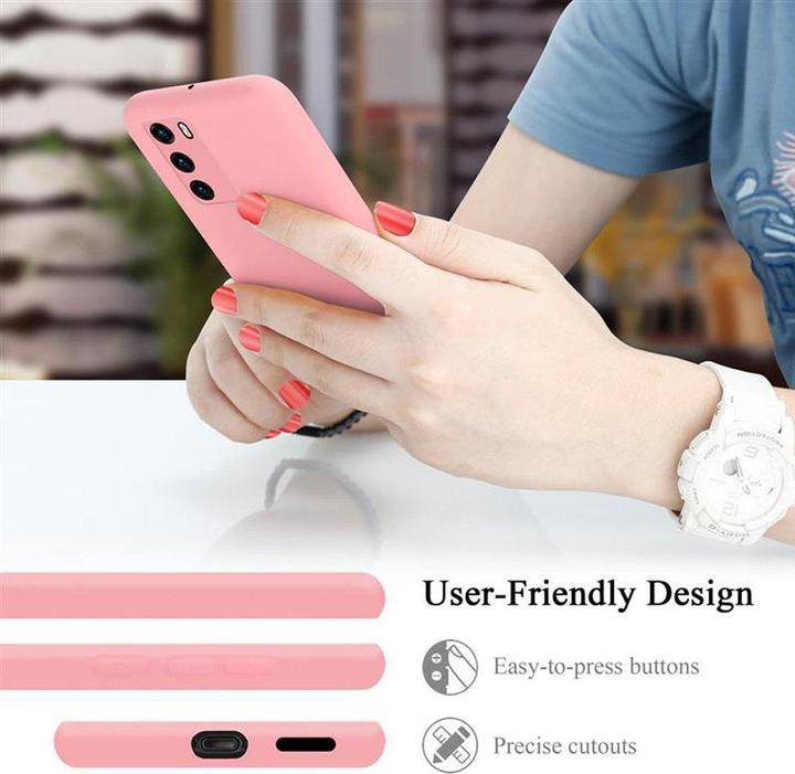 Actual product image Cadorabo TPU Liquid Silicone Case Cover (Huawei P40)