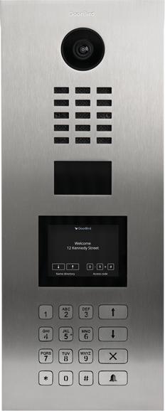 Produktbild Doorbird D21DKH IP-Video-Türsprechanlage LAN Ausseneinheit Edelstahl V4A (gebürstet) (Ethernet)