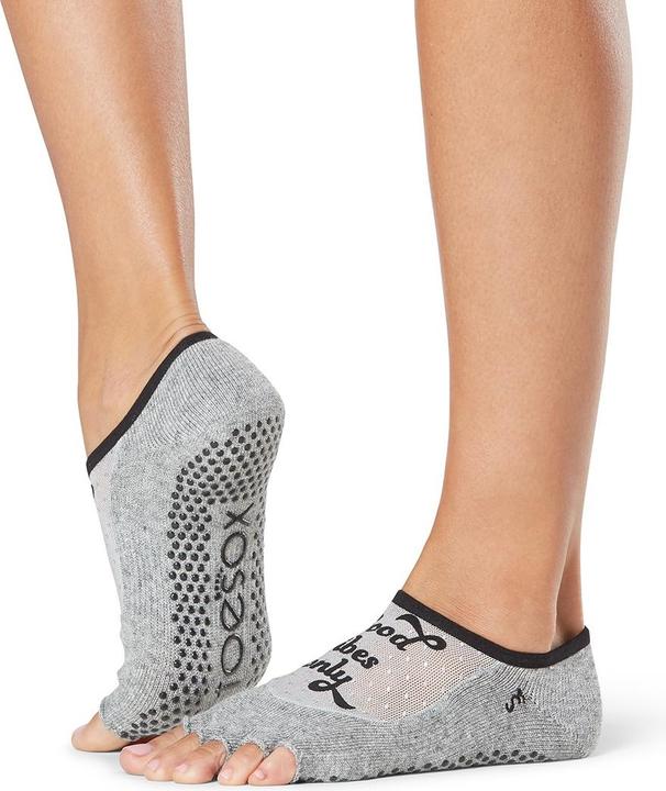 Actual product image Toesox Luna motto half toe socks (S)