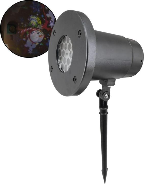 Immagine prodotto Hermex Proiettore per motivi natalizi all'aperto Proiettore per video proiettore LED Lampada per proiettore