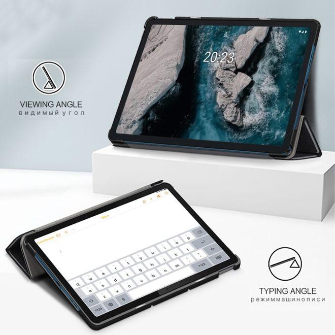 Image du produit MU Classic Étui en cuir pliable trois fois (Wiko T20)