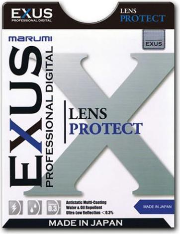Actual product image Marumi Protect series Exus (82 mm, Protection filter)
