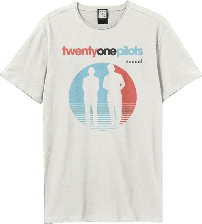 Actual product image Amplified Unisex Adult Grandpas Retro Twenty One Pilots T-Shirt (S)