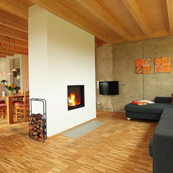 Image du produit Relaxdays Porte-bûches de de cheminée (40 x 25 x 100 cm)