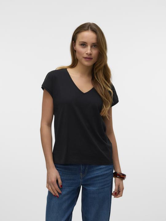 Image du produit Vero Moda Vmluna Ss V-Neck Tee Jrs Noos (L)