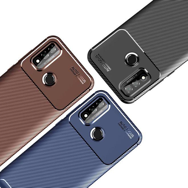Actual product image MU Style Carbon Fiber TPU Softcase Series (Huawei P Smart (2020))