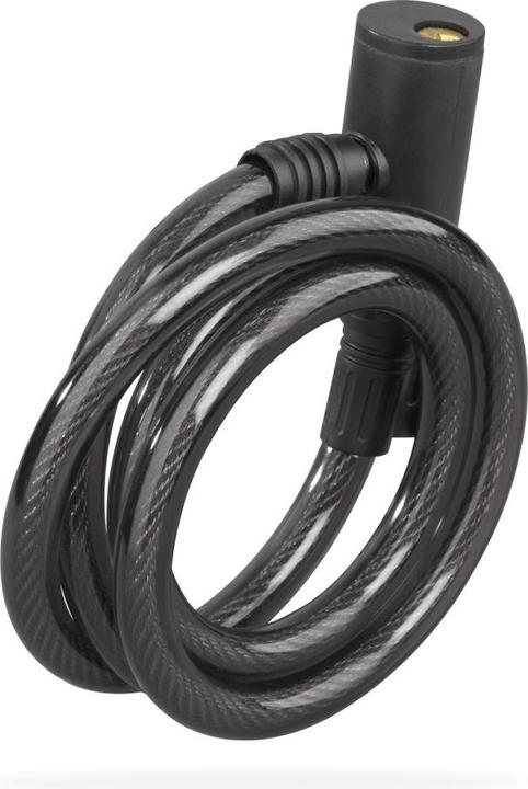 Actual product image Hama Fahrrad-Spiralkabelschloss, 120 cm, Schwarz