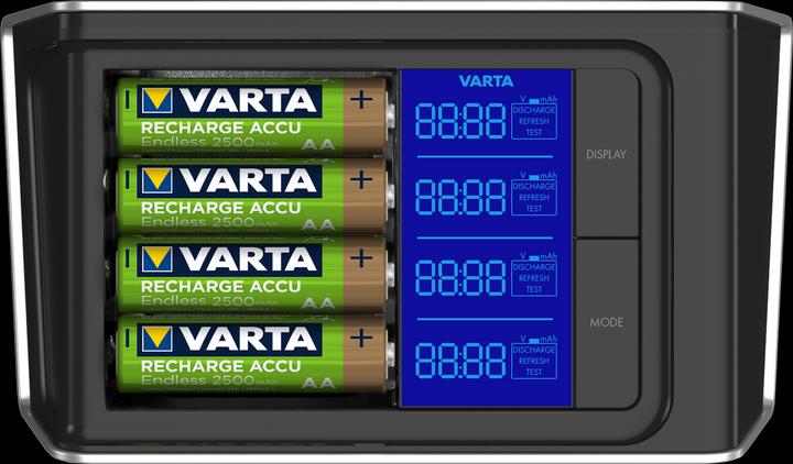 Actual product image Varta LCD Ultra Fast Charger (4 pcs., AA, 2400 mAh, Battery + charger)