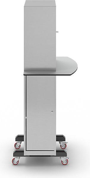 Image du produit eurokraft pro Armoire PC en acier inoxydable (60 cm, 162.50 cm)