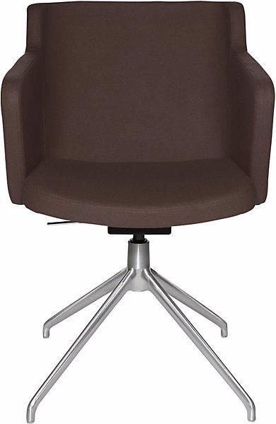 Produktbild Topstar Besprechungssessel SFH, 3D-Sitzgelenk und Aluminium-Fusskreuz, braun