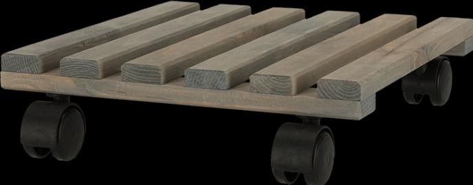 Image du produit Esschert Design Dessous de plat à roulettes Carré L