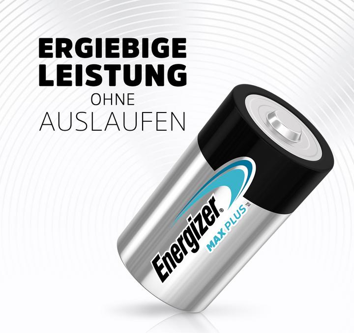 Actual product image Energizer Max Plus Alkaline (2 pcs., D, 16500 mAh)