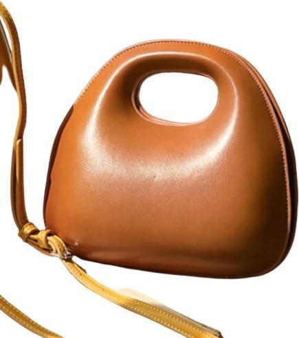 Only-Bags.Store Lederumhängetasche, Elegante eiförmige Ledertasche, Trendy Daily Fashion Umhängetasche, Niedliche