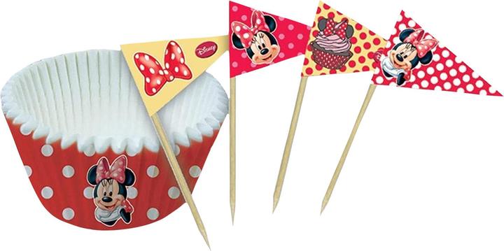 Image du produit Disney - Moules à muffins avec cure-dents de fête BISTROT