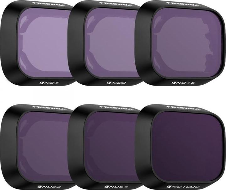 Image du produit Freewell Filtres All Day (6-Pack) (Filtres pour drones, DJI Mini 3, DJI Mini 3 Pro)