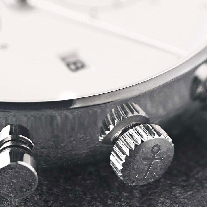 Produktbild Kapten & Son Chrono Silver Bicolor Steel (40 mm) (Analoguhr, 40 mm)