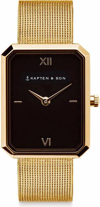 Image du produit Kapten & Son Grace Gold Black Mesh (Montre analogique, 25 mm)