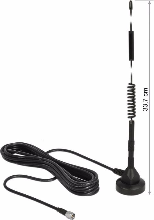 Produktbild Delock LTE/HSPA/GSM Antenne, SMA-Stecker (Lora, WLAN, 3G, GSM)