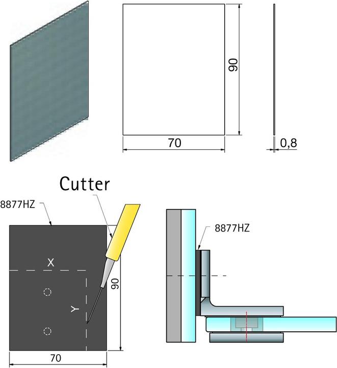 Actual product image Pauli+Sohn Hard cell interlayers for glass plates (1 pcs.)