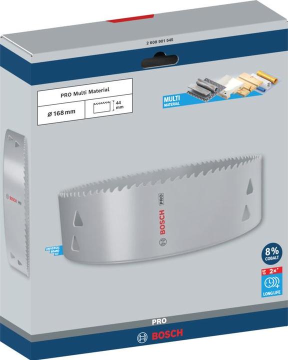Actual product image Bosch Professional Lochsäge BOSCH PRO168mm, mit Gewinde (168 millimetres)