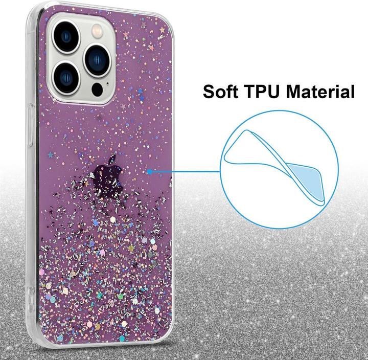 Produktbild Cadorabo TPU Cover funkelnder Glitter (Apple iPhone 13 Pro Max)