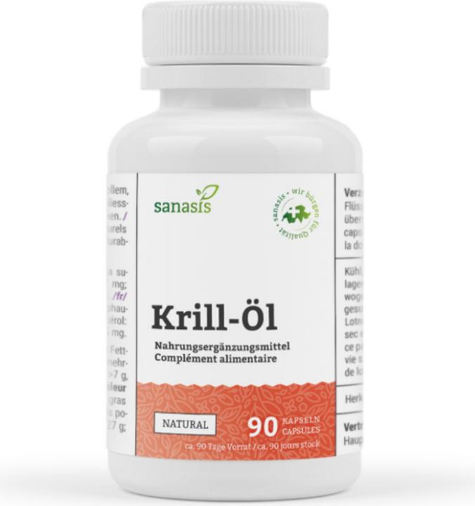 Actual product image Sanasis Krill Oil (90 Caps) (90 Piece, Capsules, 93 g)