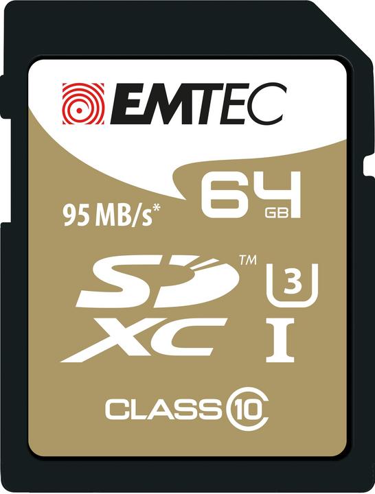Immagine prodotto Emtec SDHC UHS1 U3 Speedin (64 GB, SDXC, U3, UHS-I)