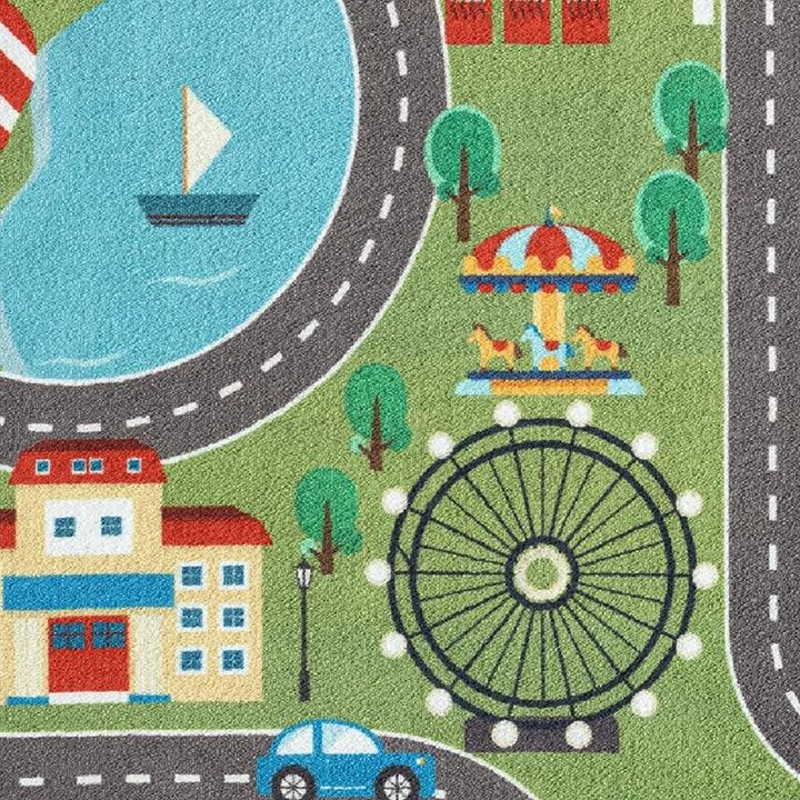 Immagine prodotto Teppich-Traum Spielteppich mit Stadtlandschaft (80 x 150 cm)