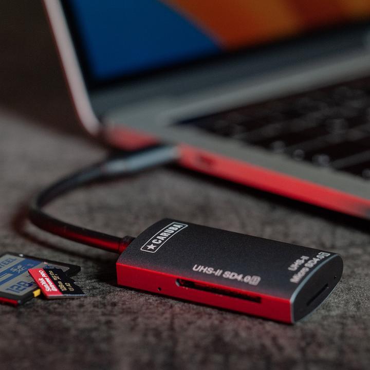 Actual product image Caruba Card reader SD 4.0 USH II + Micro SD