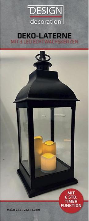 Image du produit Fs-Star Lanterne avec bougie 3 LED Hx60cm (1 x)