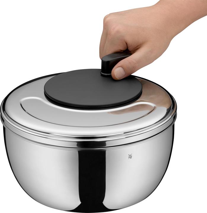 Produktbild WMF Salatschleuder 25,4cm Kunststoffsieb Gourmet Edelstahl