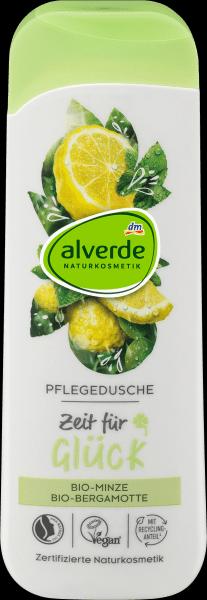 dm alverde Shower Gel Organic Mint Organic Bergamot (250 ml)