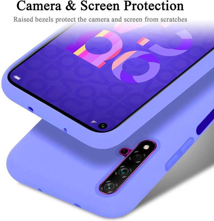 Immagine prodotto Cadorabo Copertura della cassa del silicone liquido TPU (Huawei Nova 5T, Onore anni '20, Tassa 20)