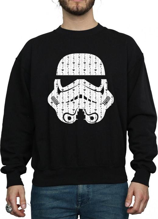 Immagine prodotto Star Wars Christmas Stormtrooper Helmet Felpa Uomo (M)