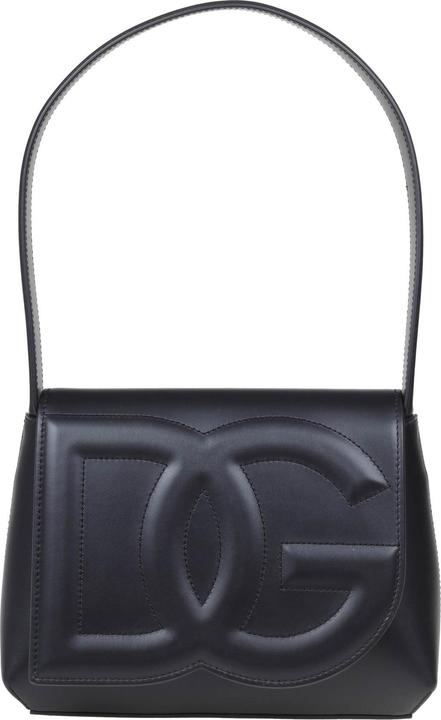 Image du produit Dolce & Gabbana leather shoulder bag with dg logo