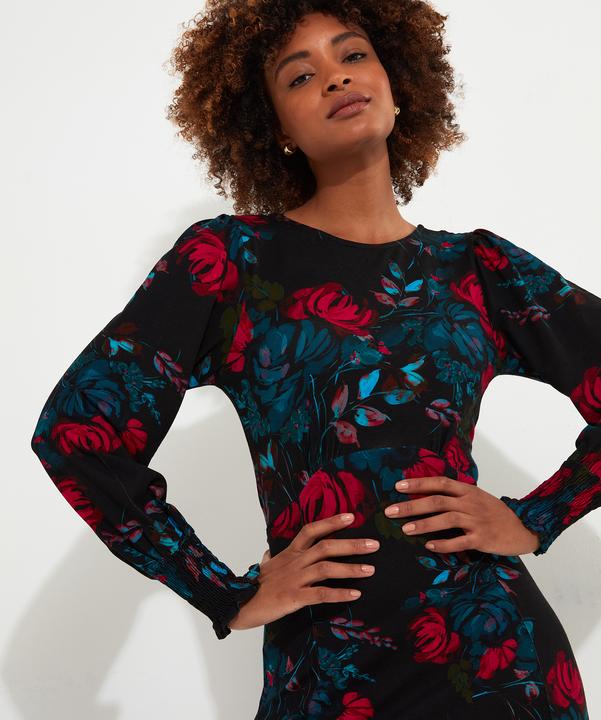 Image du produit Joe Browns PETITE Robe florale tie-waist à manches bouffantes Maxi (44)